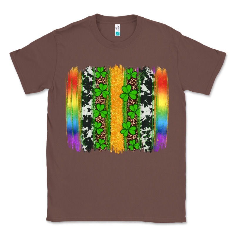 St Patricks Day Rainbow Brushstroke Classic Tee by Artiststas | Teevron