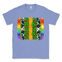 Colony Blue st patricks day rainbow brushstroke Classic Tee - Artiststas