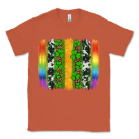 Copper st patricks day rainbow brushstroke Classic Tee - Artiststas