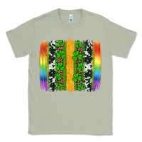 Matcha st patricks day rainbow brushstroke Classic Tee - Artiststas
