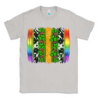 Moon Dust st patricks day rainbow brushstroke Classic Tee - Artiststas