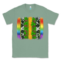 Sage st patricks day rainbow brushstroke Classic Tee - Artiststas