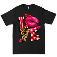 Black Western love lips Premium Tee - FaDigitalArtStudio