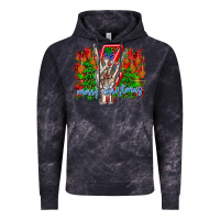 Cloud Black punk rock Merry Christmas Vintage Hoodie - CowhideDigitalArt