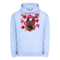 Pigment Grape Ice valentine's german shepherd Urban Hoodie - RanaPortraitStore