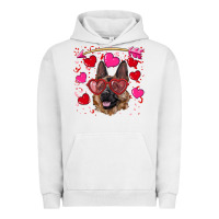 Pigment Lunar Rock valentine's german shepherd Urban Hoodie - RanaPortraitStore