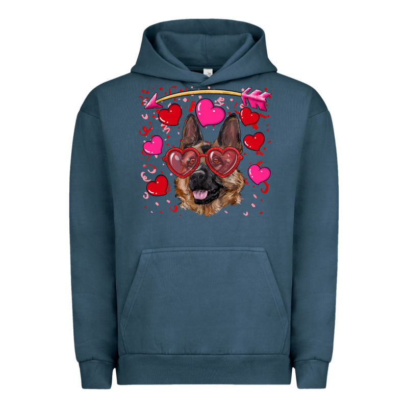 Valentine's German Shepherd Urban Hoodie by RanaPortraitStore | Teevron
