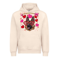 Sandshell valentine's german shepherd Urban Hoodie - RanaPortraitStore