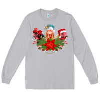 Moon Dust Chickens Christmas Long Sleeve Tee - CowhideDigitalArt