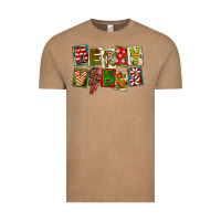 Vintage Coffee Merry Vibes Vintage Tee - FaDigitalArtStudio