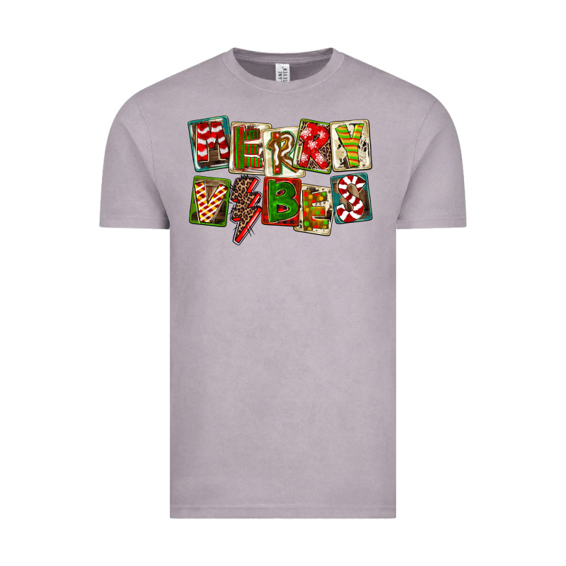 Merry Vibes Vintage Tee by FaDigitalArtStudio | Teevron