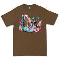 Cacao Easter cowboy boots hat Premium Tee - OliviaCreatesArt