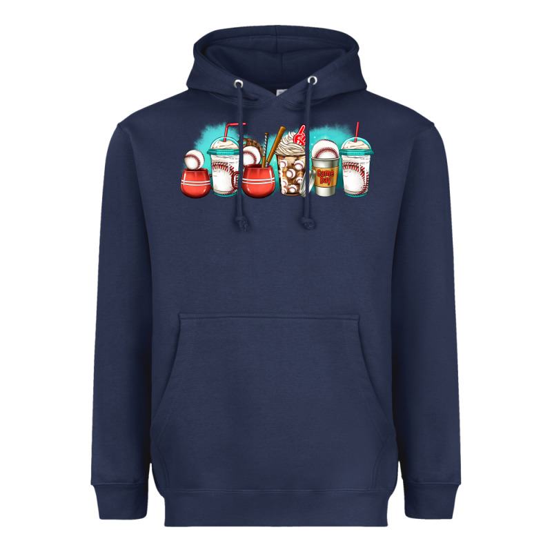 Baseball Coffee Cups Libbey Glass Heavyweight Hoodie by Jasminsmagicworld | Teevron