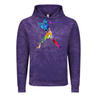 Cloud Purple girl's softball Vintage Hoodie - artisFamous