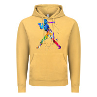 Vintage Mustard girl's softball Vintage Hoodie - artisFamous