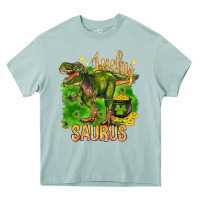Arona St. Patrick's day lucky Saurus Heavy Core Tee - HowdyJamesFarm