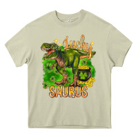 Mossy St. Patrick's day lucky Saurus Heavy Core Tee - HowdyJamesFarm