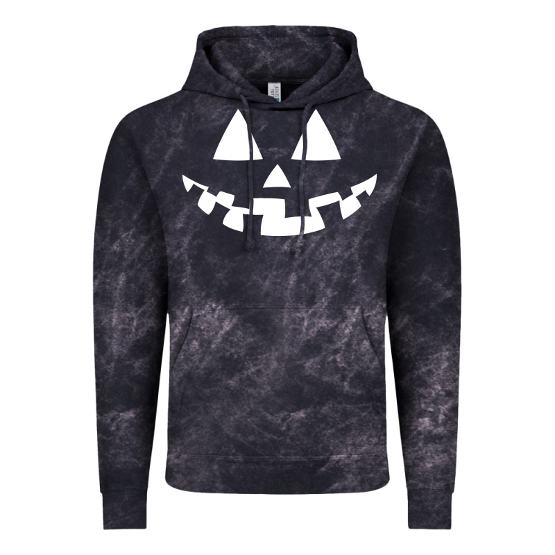 Halloween Jack O Lantern (white) Vintage Hoodie by artisFamous | Teevron