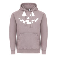 Vintage Zinc halloween jack o lantern (white) Vintage Hoodie - artisFamous