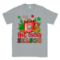 Heather Grey hot cocoa season Classic Tee - OliviaCreatesArt