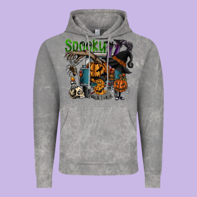 Spooky Vintage Hoodie Designed By Sublimationcraftshop