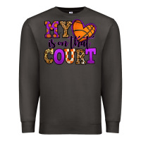 Smoke my heart is on that court basketball Premium Sweatshirt - Jasminsmagicworld