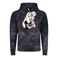 Cloud Black alice in wonderland Vintage Hoodie - artisFamous