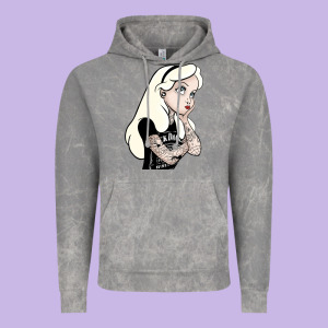 Alice In Wonderland Vintage Hoodie Designed By Artisfamous