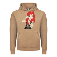 Vintage Coffee ariel tatoo Vintage Hoodie - artisFamous