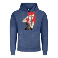 Vintage Denim ariel tatoo Vintage Hoodie - artisFamous