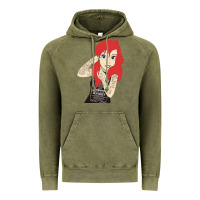 Vintage Olive ariel tatoo Vintage Hoodie - artisFamous
