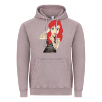 Vintage Zinc ariel tatoo Vintage Hoodie - artisFamous