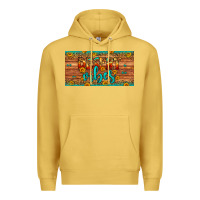Antique Gold desert vibes license plate Premium Hoodie - Artiststas