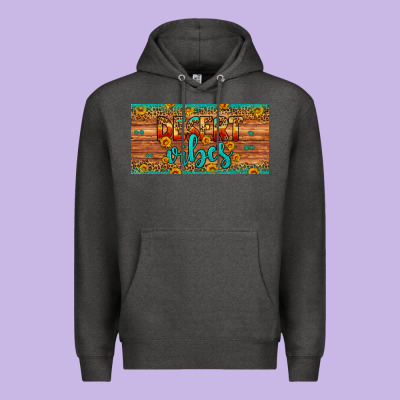 Desert Vibes License Plate Premium Hoodie Designed By Artiststas