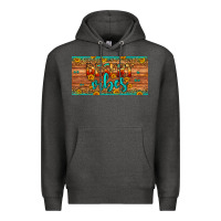 Charcoal Heather desert vibes license plate Premium Hoodie - Artiststas