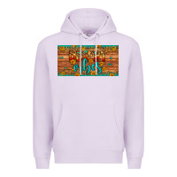 Lilac desert vibes license plate Premium Hoodie - Artiststas