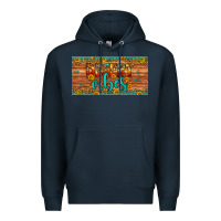 Navy desert vibes license plate Premium Hoodie - Artiststas