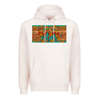 Pale Pink desert vibes license plate Premium Hoodie - Artiststas