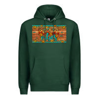 Sports Green desert vibes license plate Premium Hoodie - Artiststas