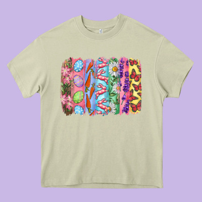 Easter Brushstrokes Heavy Core Tee Designed By Ranaportraitstore