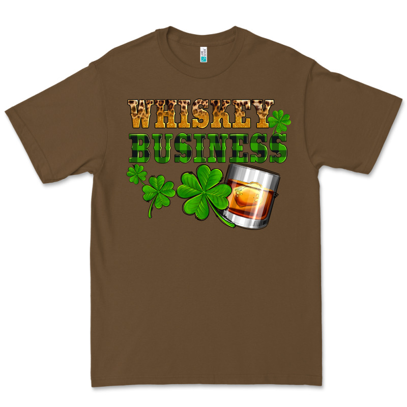 St. Patrick's Day Whiskey Business Premium Tee by OliviaCreatesArt | Teevron