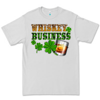 Dove Grey St. Patrick's Day whiskey business Premium Tee - OliviaCreatesArt
