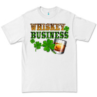 White St. Patrick's Day whiskey business Premium Tee - OliviaCreatesArt