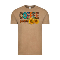 Vintage Coffee coffee please western doodle letters Vintage Tee - FaDigitalArtStudio