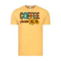 Vintage Mustard coffee please western doodle letters Vintage Tee - FaDigitalArtStudio
