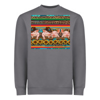 Storm western serape pigs Heavyweight Sweatshirt - RanaPortraitStore