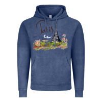 Vintage Denim paris Vintage Hoodie - artisFamous