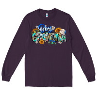 Plum boy grandma Long Sleeve Tee - CowhideDigitalArt