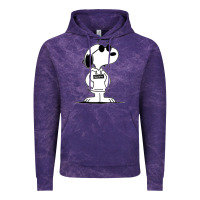 Cloud Purple cool dog Vintage Hoodie - artisFamous