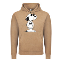 Vintage Coffee cool dog Vintage Hoodie - artisFamous